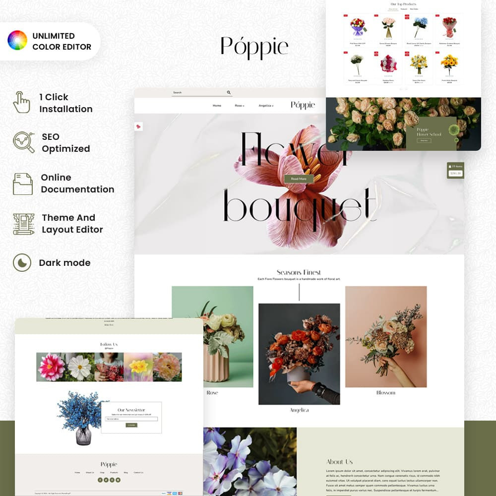 Poppie - Hollyberry Bloom Poppie - Hollyberry Bloom