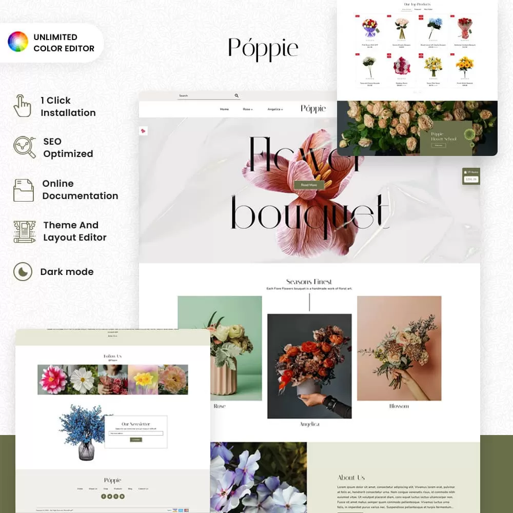 Poppie - Hollyberry Bloom