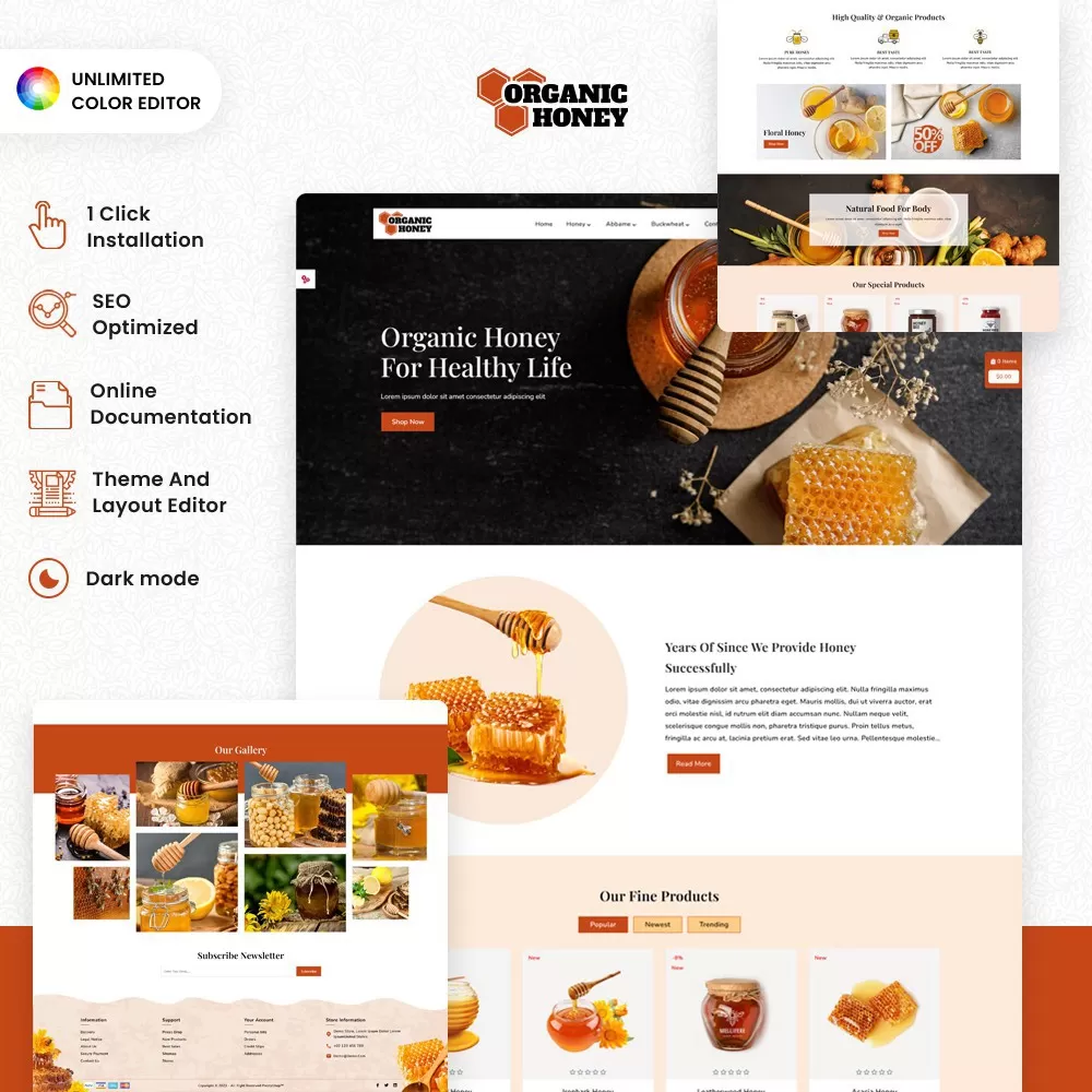 Organic Honey – Pure & Natural Sweetness