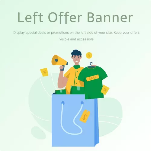 Left Offer Banner - Highlight Promotions on Your Store