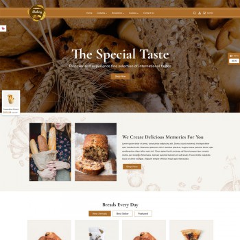 Fresh Bakery – PrestaShop Bakery Store Template