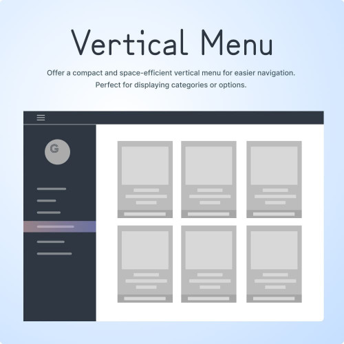 Vertical Menu