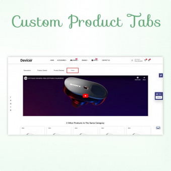 Custom Product Tabs
