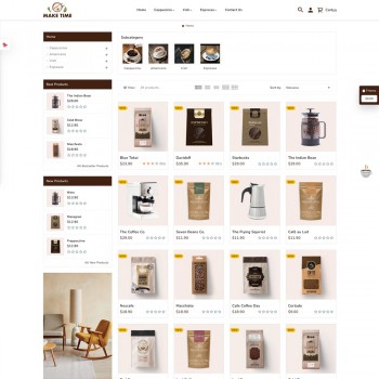 Destination for Make Time Coffees and Fresh Flavors