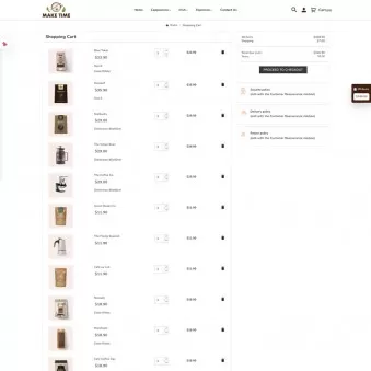 Destination for Make Time Coffees and Fresh Flavors