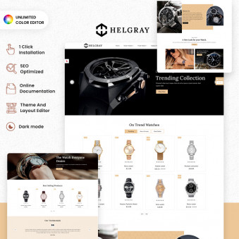 Helgray - Glimmering Timepieces
