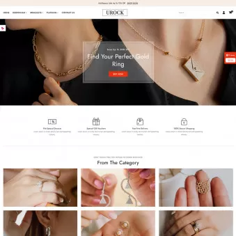 Urock Jewelry Crafted with Precision