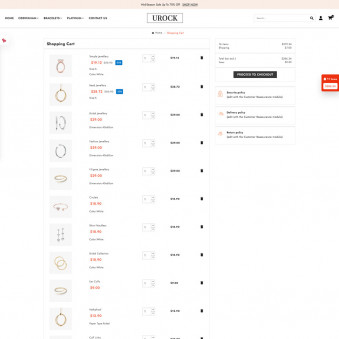 Urock Jewelry Crafted with Precision